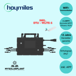 Hoymiles HMS-1600-4t inkl. DTU WLite-S & Field - Stecker