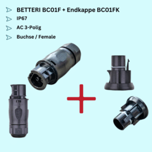BETTERI BC01F + Endkappe BC01FK
