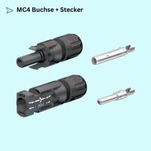 MC-4 Buchse + Stecker
