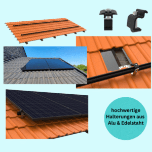 Ziegeldach-Halterung für 2 Module