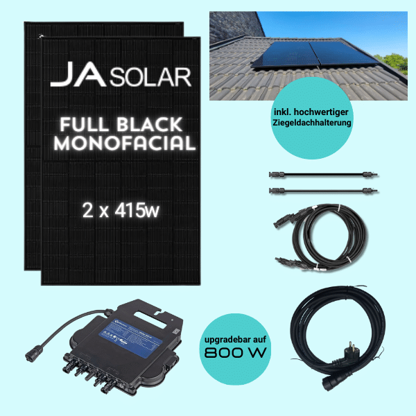 MYSOLARPLANT Standard "Ziegeldach" (Mono/830w)