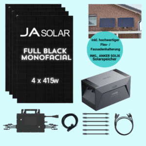 MSP-ANKER Maxi "Flex" (Mono/1.660w) inkl. Solarspeicher 1,6 kWh
