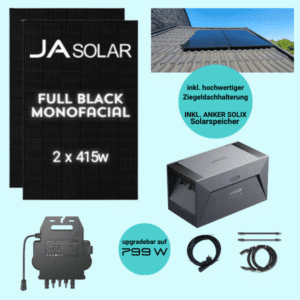 MSP-ANKER Standard "Ziegeldach" (Mono/830w) inkl. Solarspeicher 1,6 kWh