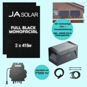 MSP-ANKER Standard "Flex" (Mono/830w) inkl. Solarspeicher 1,6 kWh