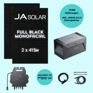 MSP-ANKER Standard "ohne Halterung" (Mono/830w) inkl. Solarspeicher 1,6 kWh