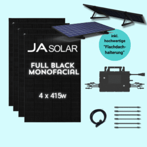 MYSOLARPLANT Maxi "Flachdach" (Mono/1.660w)