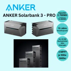 ANKER SOLIX Solarbank 3 E2700 PRO ALL IN ONE-Batteriespeicher