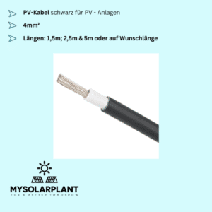 PV-Verlängerungskabel DC 4mm² Meterware