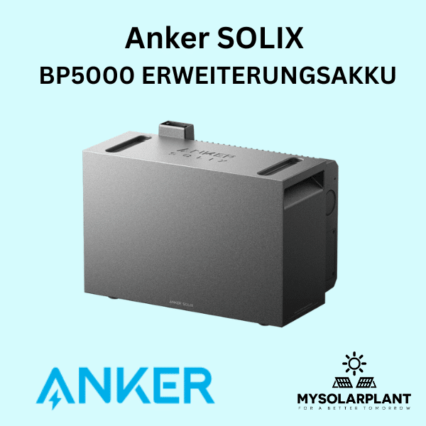ANKER SOLIX BP5000 Erweiterungsakku – 5 kWh Speicher für Solarbank 4 Pro E5000