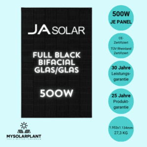 JASolar Module mit 500 W